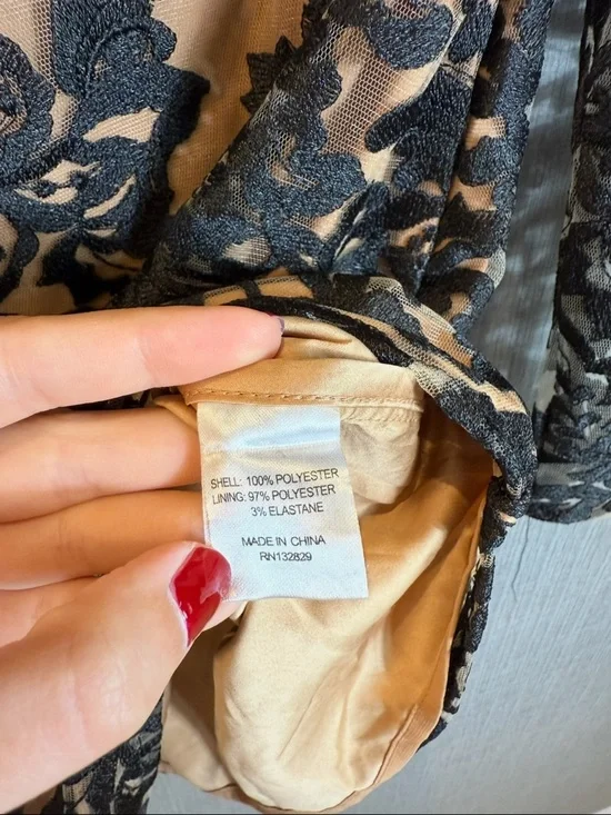 Revolve Lovers and Friends Birch Lace Mini Dress in Black - Picture 9 of 9